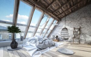 Phong cách industrial trong nội thất tận dụng ánh sáng tự nhiên
