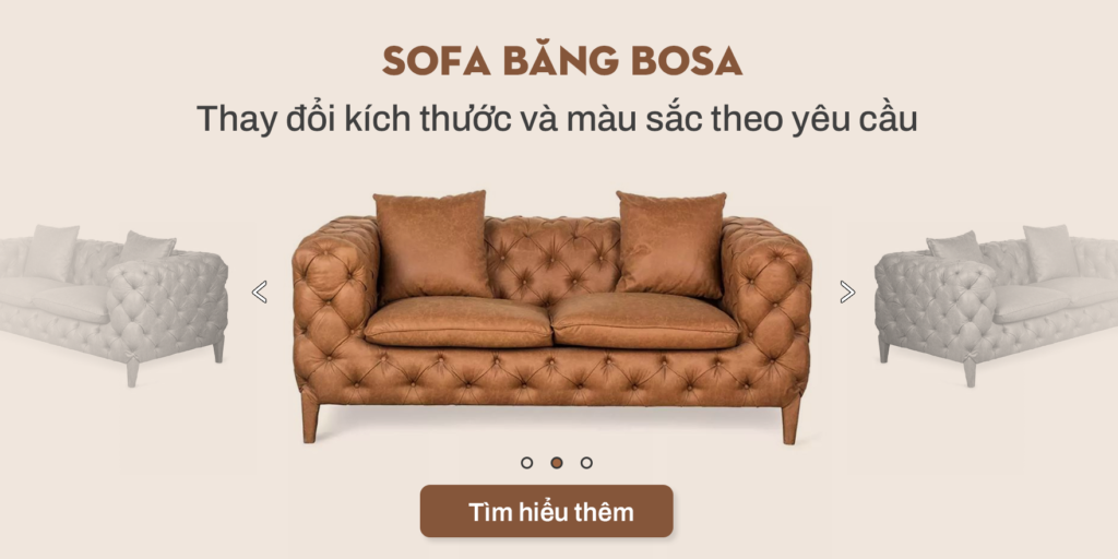 sofa băng bosa