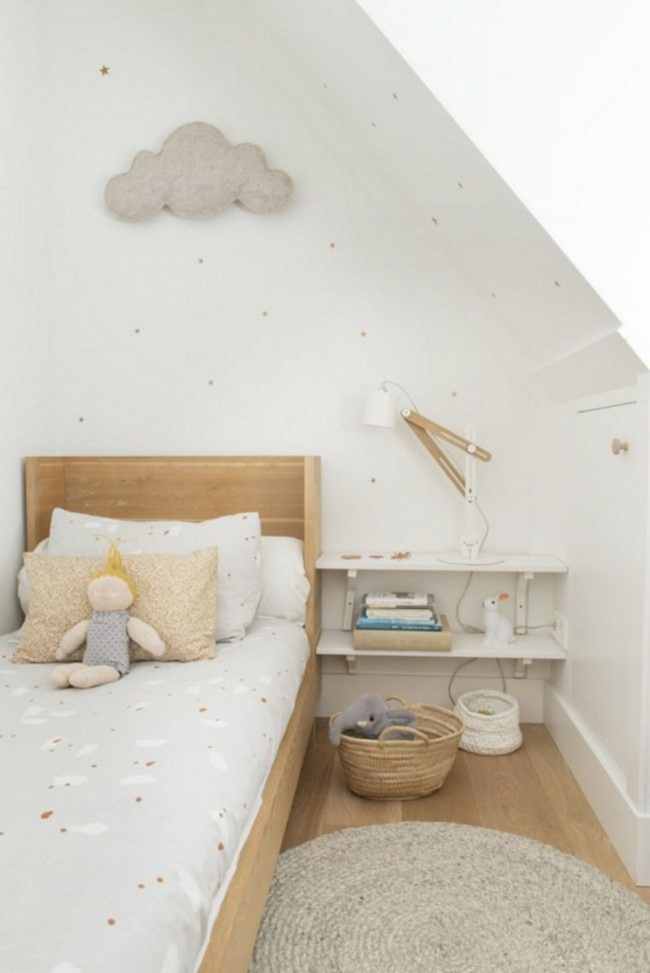 Phòng ngủ cho bé theo phong cách ấm áp với tông màu pastel