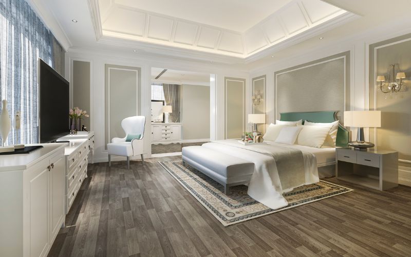 Phong cách thiết kế nội thất luxury áp dụng cho phòng ngủ