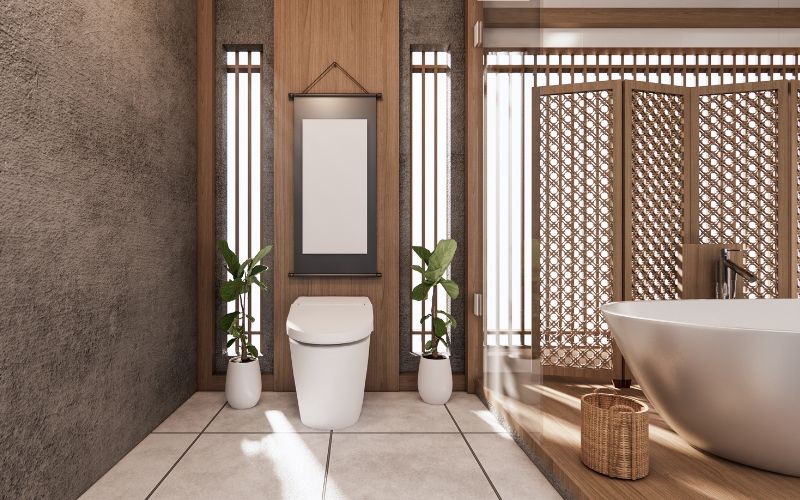 Phòng tắm theo phong cách Nhật Bản